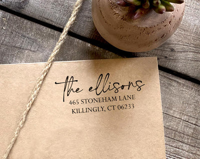 The Ellisons Return Address Stamp